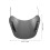 2Pcs Black Motorcycle Windshield ABS Iron Wind Deflector for Motorbike 10