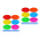 2Sets Vrolijke Circus Jongleerclubs Plastic Kinderen Training 4