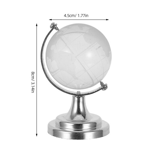 Luxe Heldere Glazen Mini Globe Voor Decoratie Op Bureau 1