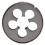 Thread Die, 5 Chip Holes Accurate Strong Toughness Threading Dies 38mm OD For Replacement 3