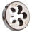 Thread Die, 5 Chip Holes Accurate Strong Toughness Threading Dies 38mm OD For Replacement 6