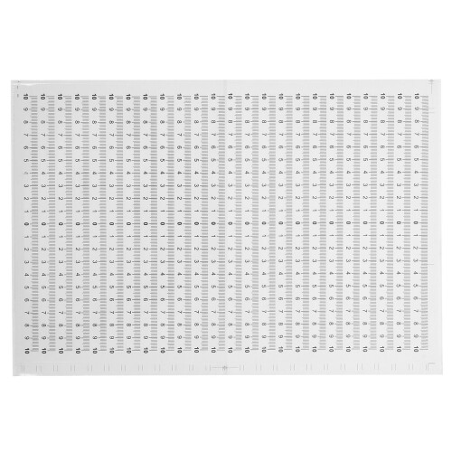 60Pcs Clear Markings Self Stick Measuring Tape for Drafting Table Work 1