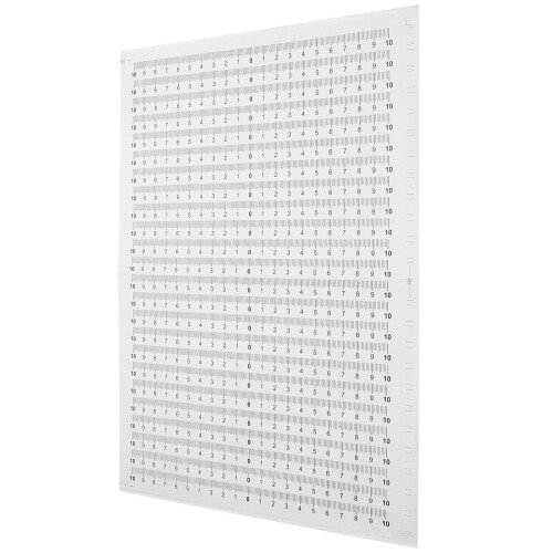 60Pcs Clear Markings Self Stick Measuring Tape for Drafting Table Work 2