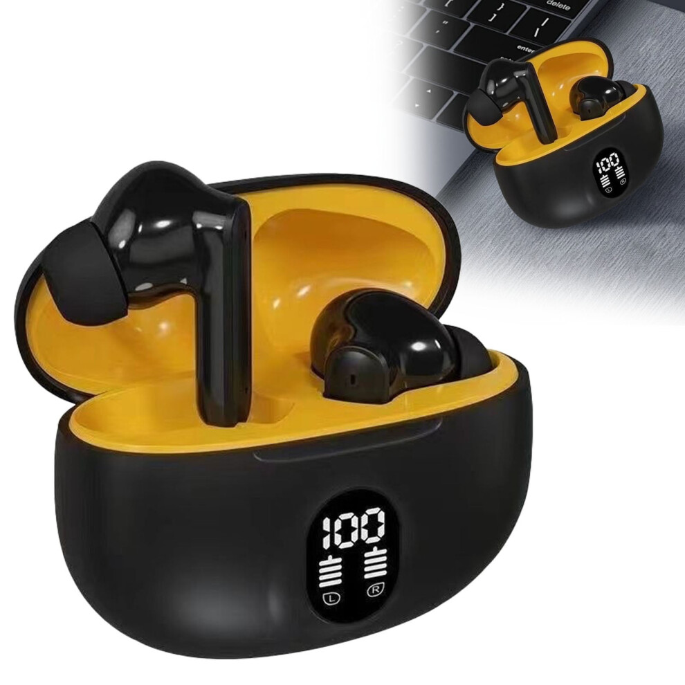 Wireless Earbuds, Bluetooth 5.4 Ear Buds With Power Display Charging Case, 48H Playtime, Stereo Deep Bass, Noise Cancellation, For Android Ios Laptop 9405492195868