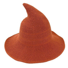 3PCS Halloween Witch Hat Lightweight Wizard Hat Fashion Pointed Knitted Role Play Accessories