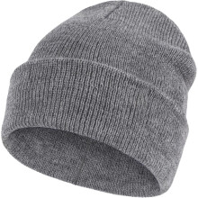 Baumwollmütze für Kleinkinder, weich und warm, gestrickt, mit Bündchen, 1 Stück