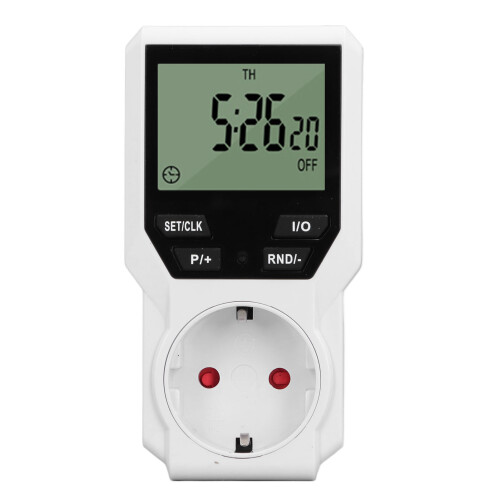 Digital Timer Plug 16A/3680W, Accurate, Energy Saving, Water Heater 1