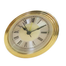 Inserto per orologio da 3 pollici con finiture in oro o argento – arabo o