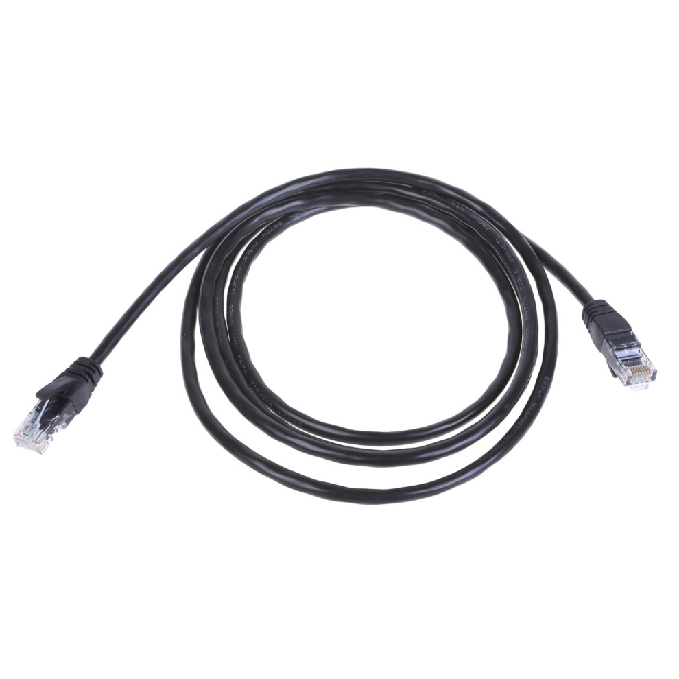 2M Ethernet Cable Fast & Reliable Internet Connection Solid Flat Cat6 Cable Speed 2M Internet Cable For Home Black 9405492199279