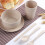 6-Pc Beige Wheat Straw Dinnerware Set: Bowls, Cups, Plates – Durable Tableware, Compatible with Household Dining 1