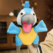 Plush Hand Puppet Toy with Openable Mouth & Movable Features, Compatible with Parent-Teenager Interaction & Indoor Cats