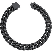 Cubaanse schakelarmband van roestvrij staal voor heren, 5–14 mm