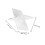 2St Multifunctionele X-Shape Boekhouder Acryl Transparant 2