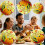 Græskarfolieballoner efterår Thanksgiving 5 stk. 2
