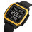 Waterproof LED Digital Alarm Watch 50M WR Silicone Strap 7