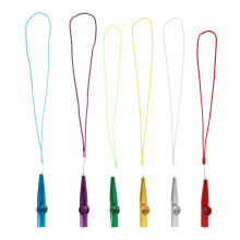 6 Pcs Metal Kazoo with Adjustable Tone in Silver for Kids Musical Education