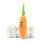 Großes Karotten-Hundespielzeug, Plüsch, orange, 1 Stück 4