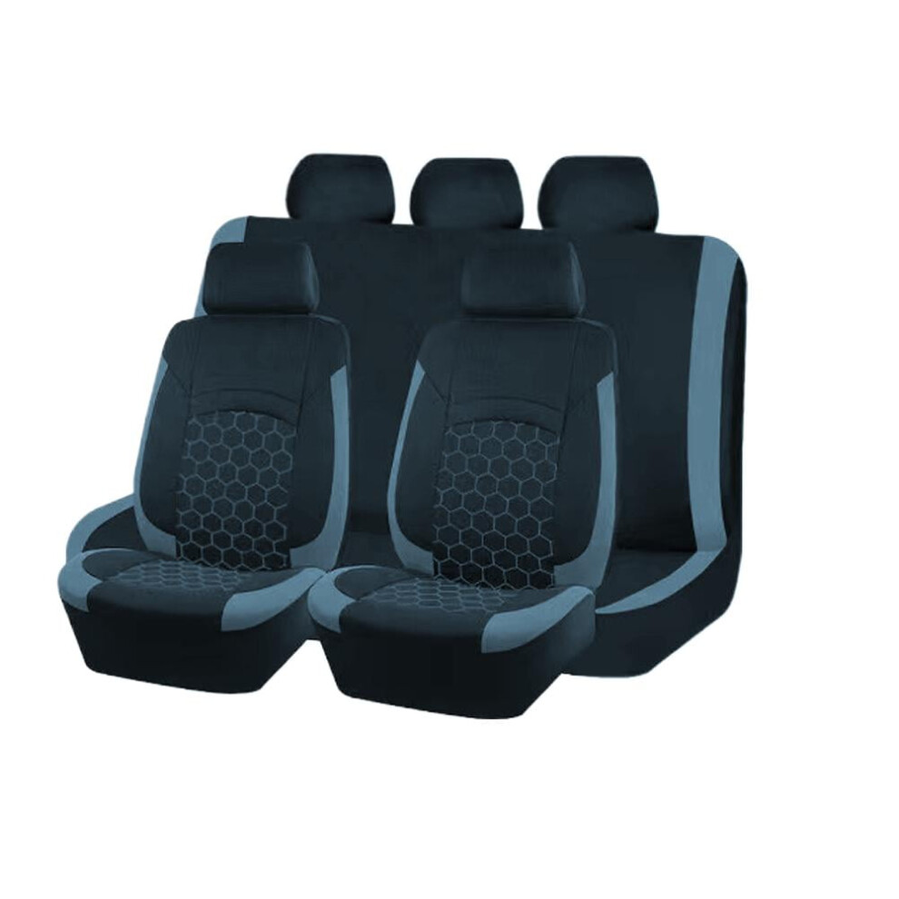 Universal Car Seat Covers Fit For Most Car Suv Truck With Hexagonal Embroid Gx 9083649355879