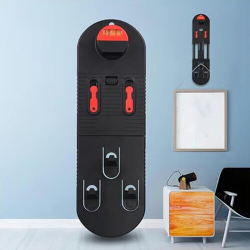 Picture Frame Hanging Tool with Level and Ruler for Precise Wall Positioning and Fixed Point Drilling