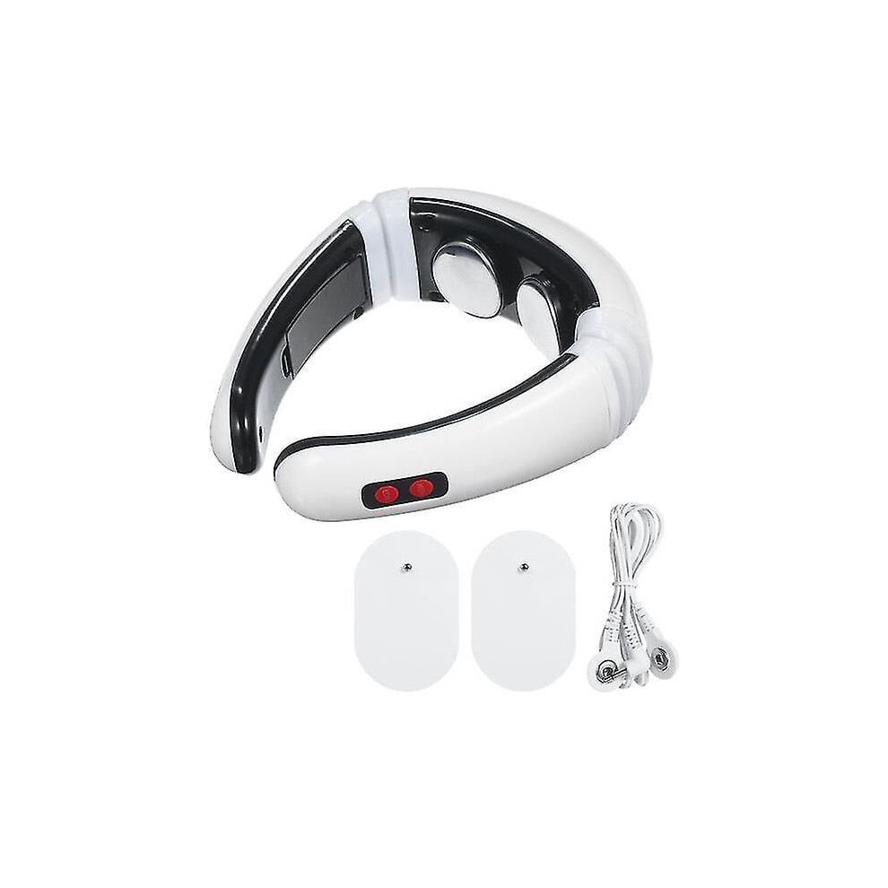 Neck massager electric smart neck massage with heat 6 modes 16 levels portable cordless massage for neck pain relief