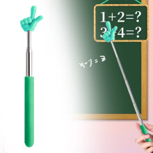 Retractable Teacher Pointer Sticks, 5 Colors Hand Pointer Stick, Student Finger Pointing Sticks, Extendable School Supplies for Reading, Classroom