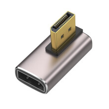 8K@60Hz Right Angled 1.4 Adapter 8K 90 Degree Adapter Right Angled Adapte for PC