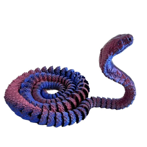 Snake Fidget Toy3D-utskrivna flexibla leder1 st