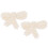 2Paren Paar Strik Knopen Van Stof DIY Versiering 2