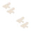 2Paren Paar Strik Knopen Van Stof DIY Versiering 5