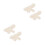 2Paren Paar Strik Knopen Van Stof DIY Versiering 6