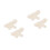 2Paren Paar Strik Knopen Van Stof DIY Versiering 8