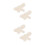 2Paren Paar Strik Knopen Van Stof DIY Versiering 9