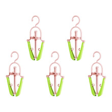 Opvouwbare reishangers, compact en draagbaar, set van 6 stuks