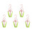 Cintres pliables de voyage, compacts et portables, lot de 6 1