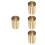4St Rvs Gouden Trap Eindafsluiters Voor Handrail Beveiliging 9