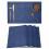 Tovagliette in lino blu navy, stile rustico, 12 pezzi 1