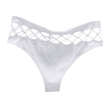 Calcinha feminina sem costura, fio dental de cintura baixa com design em tela que levanta os seios para maior conforto e ajuste, roupa íntima