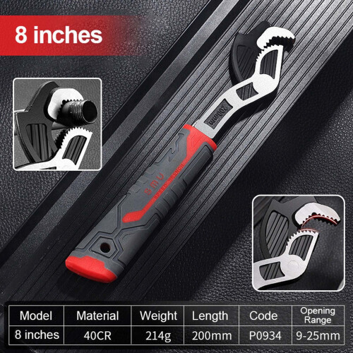 Clé à molette robuste et ergonomique à une main Fast Wrench