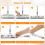 Kit de limpeza de janelas com haste extensível e giratória. 7