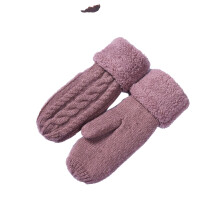 Unisex gebreide handschoenen voor buiten, winddicht, warm en dik, geschikt voor zowel mannen als vrouwen, ideaal voor activiteiten bij koud weer.
