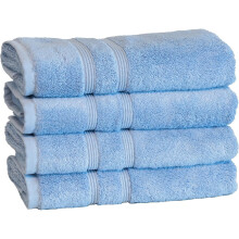Türkisches Handtuchset, 4er-Pack, 16 x 30 cm, Farbe Allure Blue