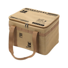 Bolsa de almacenamiento plegable para exteriores, impermeable, color caqui (1 unidad)