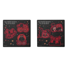Halloween Muurstickers Heks Pompoen Skelet 6 stuks