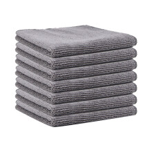 Lot de 10 chiffons de nettoyage en microfibre (30 x 30 cm), non pelucheux, pour voitures, SUV, fenêtres, cuisines et ateliers – Compatibles avec