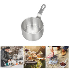 Casserole en acier inoxydable avec couvercle – Multiusage, compatible lave-vaisselle, poignée résistante à la chaleur, compatible avec toutes