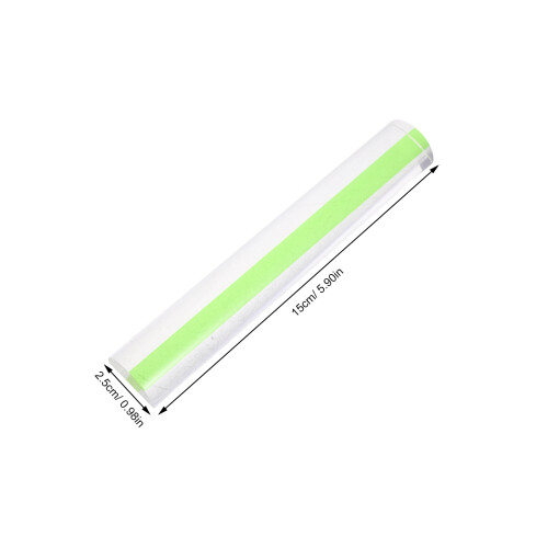Multipurpose Green Acrylic Magnifier Ruler for Small Print 1