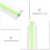 Multipurpose Green Acrylic Magnifier Ruler for Small Print 7