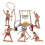 2Ensembles Figurines Plastique Mini Hommes Décor Paysage 3
