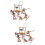 2Ensembles Figurines Plastique Mini Hommes Décor Paysage 9
