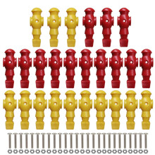26Pcs Table Foosball Men Replacement Table Football Men Soccer Games Player Figure 107mm Height 16mm Side Hole